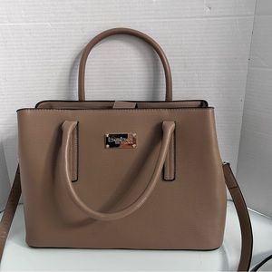 Bebe tan handbag